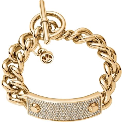 michael kors armband gold mit strass|michael kors bracelets clear.